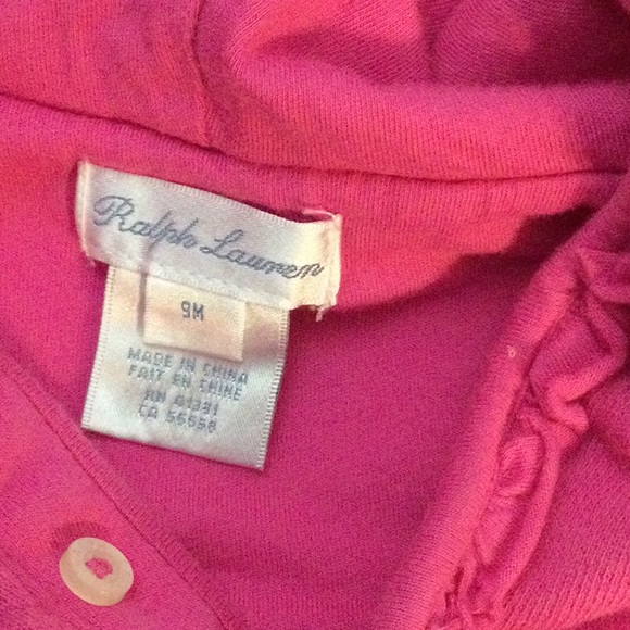 Ralph Lauren One Piece Coverall 9 months - Picture 7 of 7